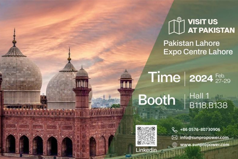 Sunpro trat auf der SOLAR PAKISTAN 2024 auf