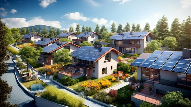 Städte gehen Solar: PV -Panels auf dem Dach fahren lokale Energierevolution und wirtschaftliche Schub