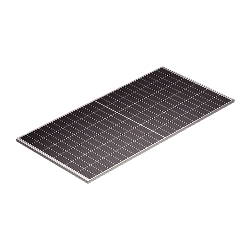 SPDGxxx-N144RL10 (595–610 W), silberner Rahmen, weißes Netz