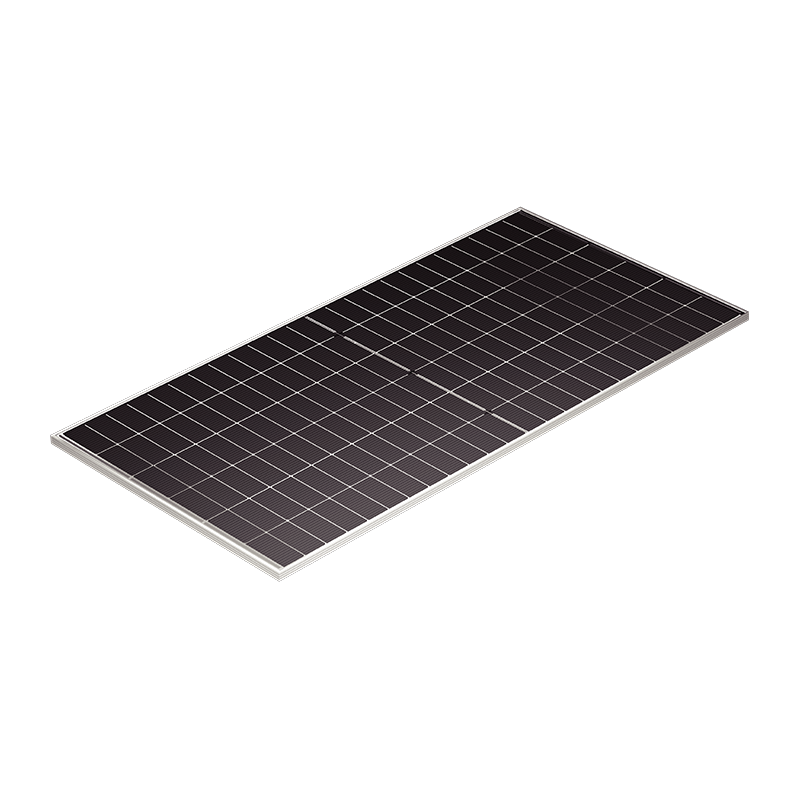 SPDGxxx-N144RX10 (625–640 W), silberner Rahmen, volle Transparenz