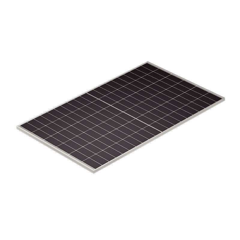 SPDGxxx-N120R12 (560–575 W), silberner Rahmen, weißes Netz