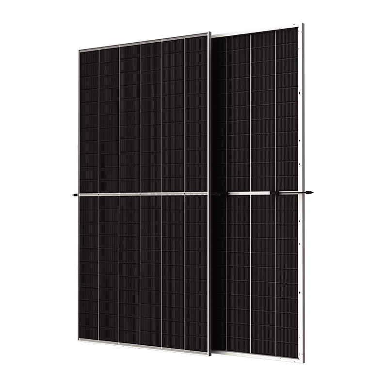 SPDGxxx-N132M12 (710–725 W), silberner Rahmen, weißes Netz