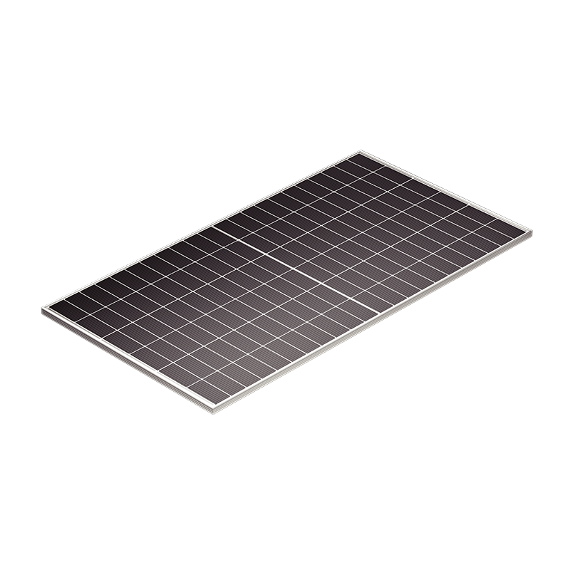 SPDGxxx-N132RX10 (575–590 W), silberner Rahmen, weißes Netz