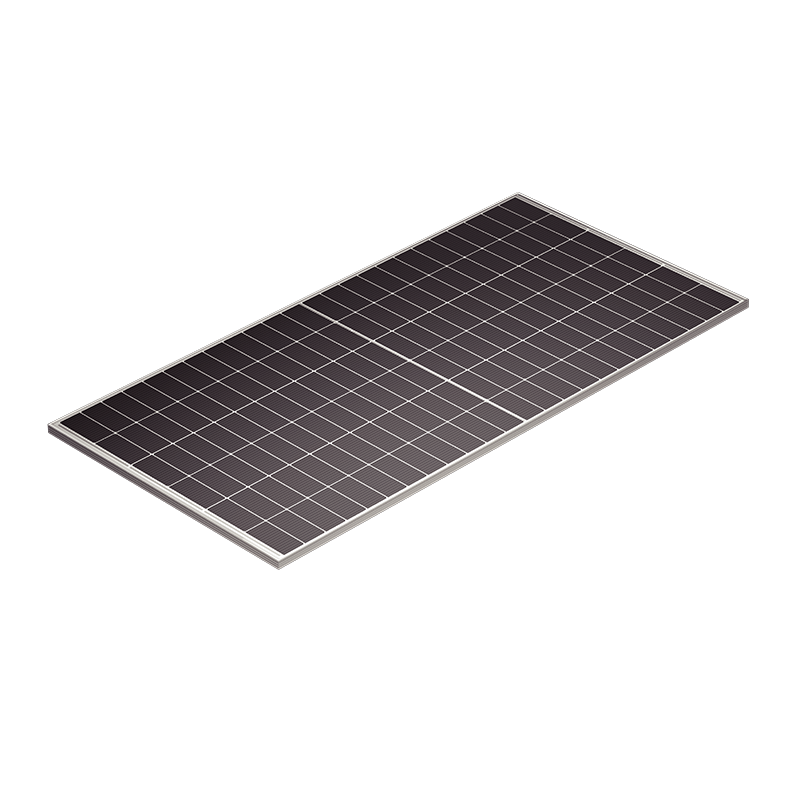 SPxxx-N144R10 (580–595 W), silberner Rahmen, weiße Rückwand