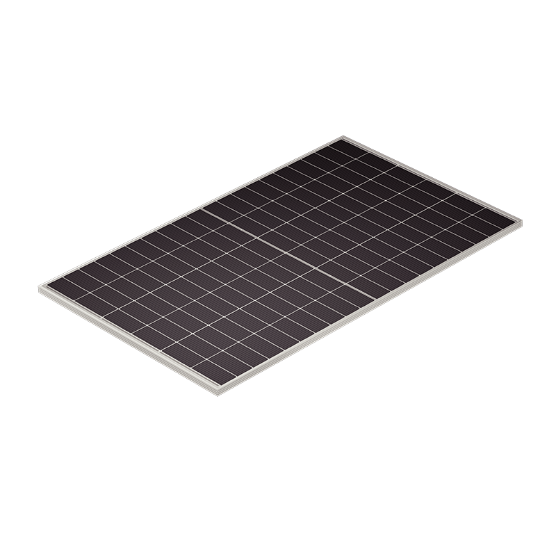 SPxxx-N120R10 (485–500 W), silberner Rahmen, weiße Rückwand