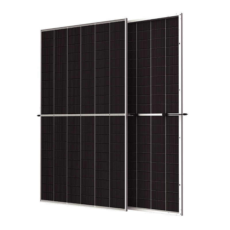 SPDGxxx-N120M12 (645–660 W), silberner Rahmen, weißes Netz