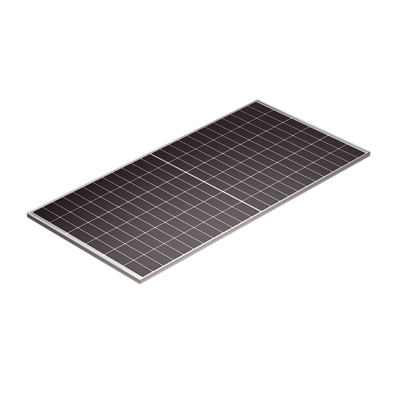 SPDGxxx-N144R10 (580–595 W), silberner Rahmen, weißes Netz