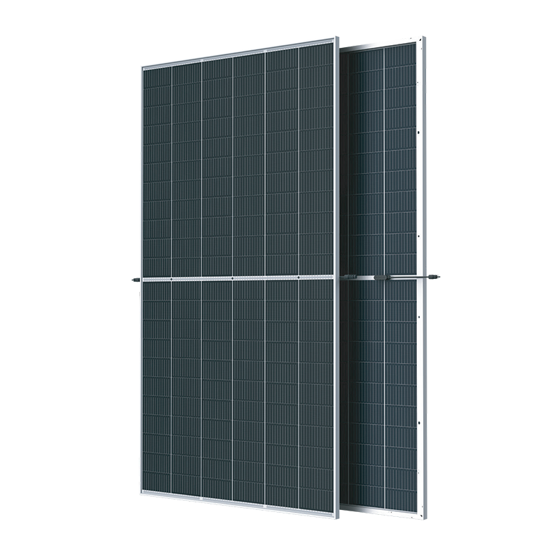 SPDGxxx-132M12 (655–680 W), silberner Rahmen, weißes Netz