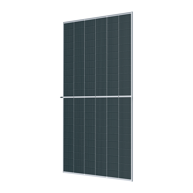 SPxxx-132M12 (655–680 W), silberner Rahmen, weißes Netz